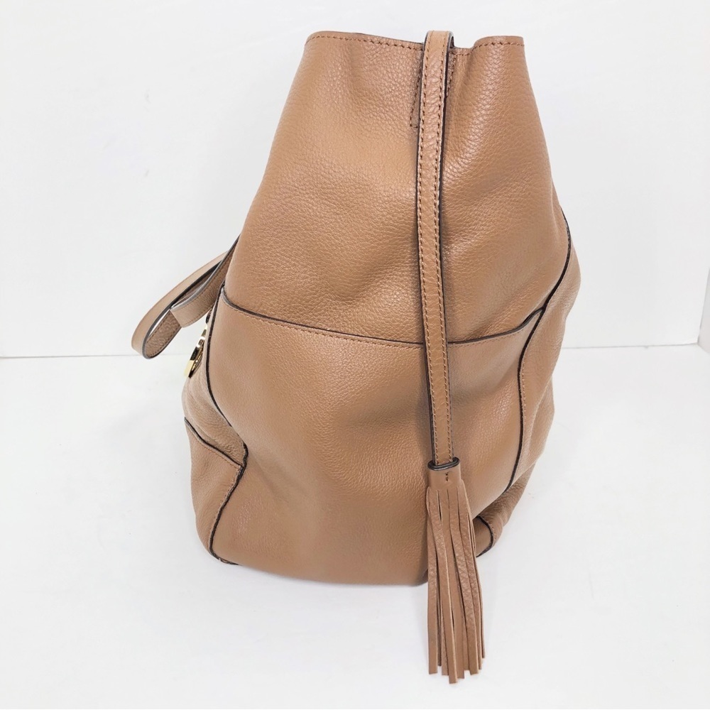 Michael Kors, brown leather tote bag - Picture 6 of 14